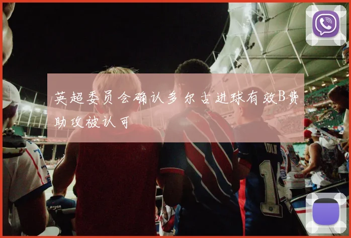 英超委员会确认多尔古进球有效B费助攻被认可